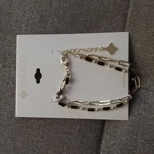Black and gold bracelet